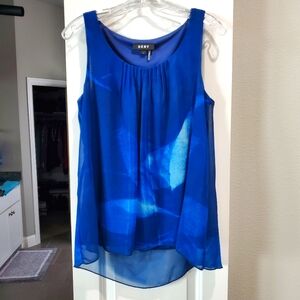 DKNY Sheer A Line Tank Top Tunic